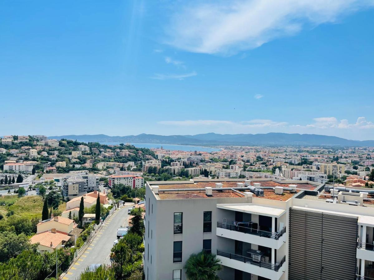 Tres Bel Appartement -Residence Avec Piscine Sur Le Toit Et Vue Panoramique Saint-Raphaël 외부 사진